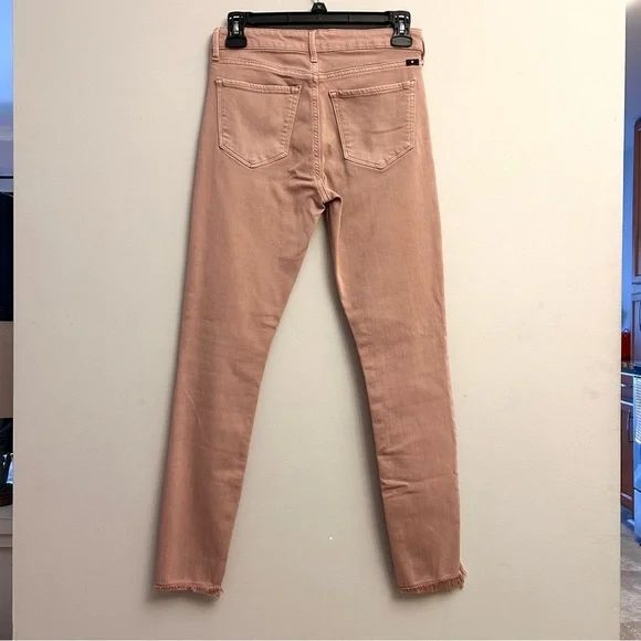 Lucky Brand Pink Jeans Ava Skinny Size 2/27 - Picture 2 of 13